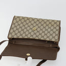 GUCCI GG Supreme Shoulder Bag PVC Beige Gold 904 02 050 Auth BA12354-16