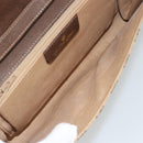 GUCCI GG Supreme Shoulder Bag PVC Beige Gold 904 02 050 Auth BA12354-18