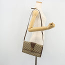 GUCCI GG Supreme Shoulder Bag PVC Beige Gold 904 02 050 Auth BA12354-24