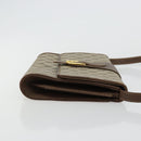 GUCCI GG Supreme Shoulder Bag PVC Beige Gold 904 02 050 Auth BA12354-4