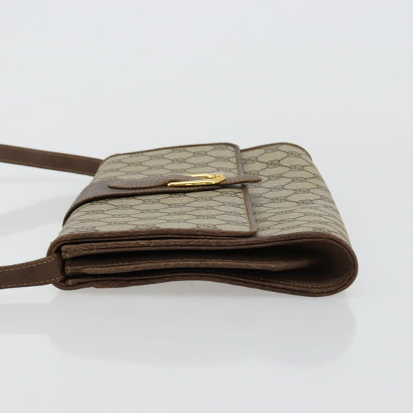 GUCCI GG Supreme Shoulder Bag PVC Beige Gold 904 02 050 Auth BA12354