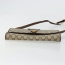 GUCCI GG Supreme Shoulder Bag PVC Beige Gold 904 02 050 Auth BA12354-10