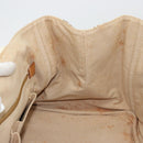 PRADA Canapa GM Tote Bag Canvas Beige Gold Auth BA12356-18