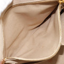 PRADA Canapa GM Tote Bag Canvas Beige Gold Auth BA12356-22