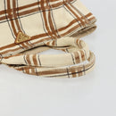 PRADA Canapa GM Tote Bag Canvas Beige Gold Auth BA12356-7