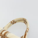 PRADA Canapa GM Tote Bag Canvas Beige Gold Auth BA12356-8