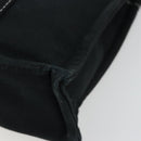 HERMES Fourre Tout PM Hand Bag cotton Black Silver Auth BA12358A-15
