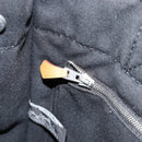 HERMES Fourre Tout PM Hand Bag cotton Black Silver Auth BA12358A-20