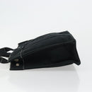 HERMES Fourre Tout PM Hand Bag cotton Black Silver Auth BA12358A-4