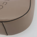 Stella MacCartney Hand Bag Leather Beige Gold Auth BA12359A-15