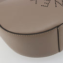 Stella MacCartney Hand Bag Leather Beige Gold Auth BA12359A-16