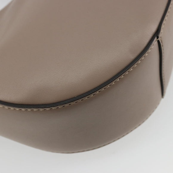 Stella MacCartney Hand Bag Leather Beige Gold Auth BA12359A
