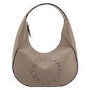 Stella MacCartney Hand Bag Leather Beige Gold Auth BA12359A-13