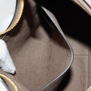 Stella MacCartney Hand Bag Leather Beige Gold Auth BA12359A-22