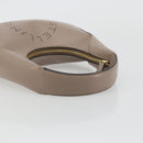 Stella MacCartney Hand Bag Leather Beige Gold Auth BA12359A-7