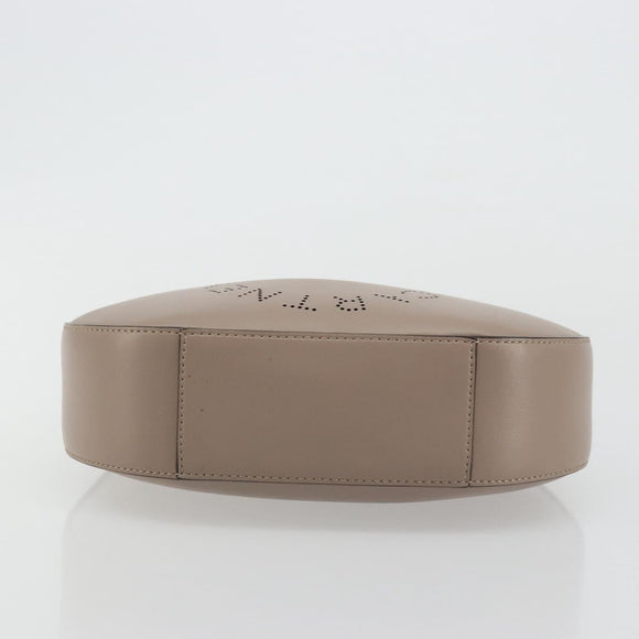 Stella MacCartney Hand Bag Leather Beige Gold Auth BA12359A