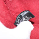 HERMES Fourre Tout PM Hand Bag cotton Red Silver Auth BA12360-20