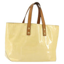 LOUIS VUITTON Monogram Vernis Reade PM Hand Bag Gris M91145 LV Auth BA12366-1