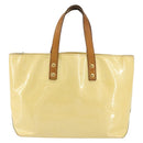 LOUIS VUITTON Monogram Vernis Reade PM Hand Bag Gris M91145 LV Auth BA12366-13