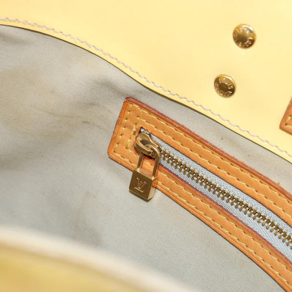 LOUIS VUITTON Monogram Vernis Reade PM Hand Bag Gris M91145 LV Auth BA12366
