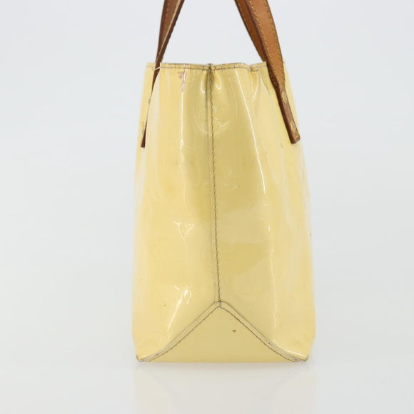 LOUIS VUITTON Monogram Vernis Reade PM Hand Bag Gris M91145 LV Auth BA12366