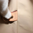 LOUIS VUITTON Monogram Vernis Houston Hand Bag Beige M91004 LV Auth BA12367-25