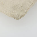 HERMES Hand Bag Canvas Beige Gold Auth BA12373-11