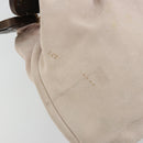 VALENTINO Hand Bag Suede 2way Pink Silver Auth BA12375A-10