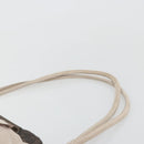 VALENTINO Hand Bag Suede 2way Pink Silver Auth BA12375A-8