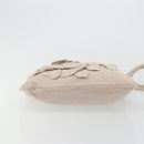 VALENTINO Hand Bag Suede 2way Pink Silver Auth BA12375A-5