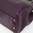 GUCCI Bamboo Hand Bag 2way Purple 336032 Auth BA12378A-9