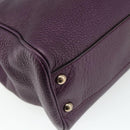 GUCCI Bamboo Hand Bag 2way Purple 336032 Auth BA12378A-18