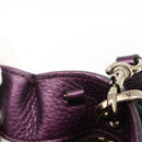 GUCCI Bamboo Hand Bag 2way Purple 336032 Auth BA12378A-10