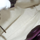 GUCCI Bamboo Hand Bag 2way Purple 336032 Auth BA12378A-11