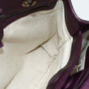 GUCCI Bamboo Hand Bag 2way Purple 336032 Auth BA12378A-22
