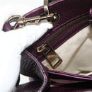 GUCCI Bamboo Hand Bag 2way Purple 336032 Auth BA12378A-24