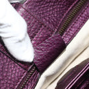 GUCCI Bamboo Hand Bag 2way Purple 336032 Auth BA12378A-12