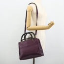 GUCCI Bamboo Hand Bag 2way Purple 336032 Auth BA12378A-28