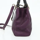 GUCCI Bamboo Hand Bag 2way Purple 336032 Auth BA12378A-4