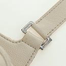 CHANEL Matelasse Shoulder Bag Caviar Skin Ivory Gold CC Auth BA12379V-15