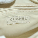 CHANEL Matelasse Shoulder Bag Caviar Skin Ivory Gold CC Auth BA12379V-22
