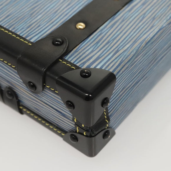 LOUIS VUITTON Epi Petite Mar Shoulder Bag Blue LV Auth BA1237A