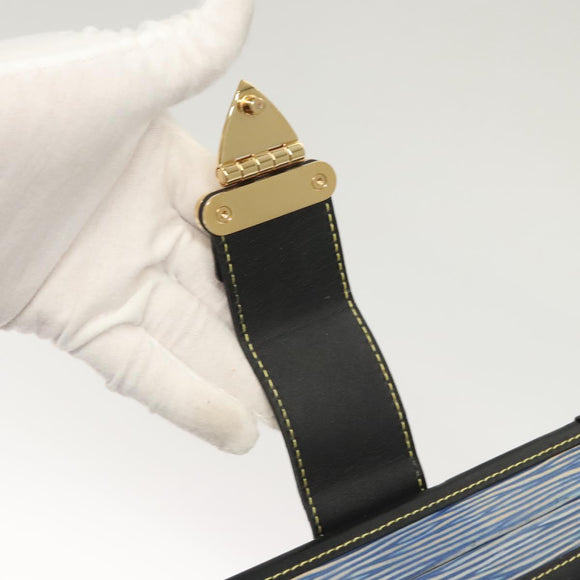 LOUIS VUITTON Epi Petite Mar Shoulder Bag Blue LV Auth BA1237A