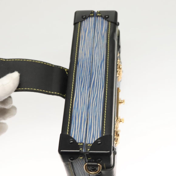 LOUIS VUITTON Epi Petite Mar Shoulder Bag Blue LV Auth BA1237A