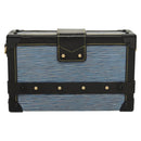 LOUIS VUITTON Epi Petite Mar Shoulder Bag Blue LV Auth BA1237A-2