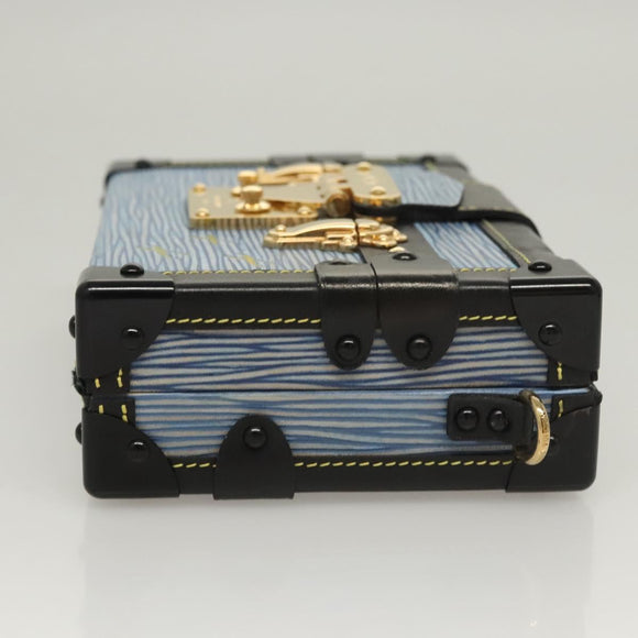 LOUIS VUITTON Epi Petite Mar Shoulder Bag Blue LV Auth BA1237A