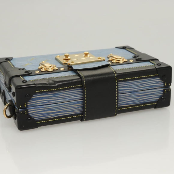 LOUIS VUITTON Epi Petite Mar Shoulder Bag Blue LV Auth BA1237A