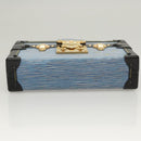 LOUIS VUITTON Epi Petite Mar Shoulder Bag Blue LV Auth BA1237A-6