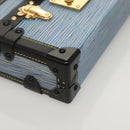 LOUIS VUITTON Epi Petite Mar Shoulder Bag Blue LV Auth BA1237A-7