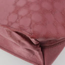GUCCI GG Canvas Tote Bag Nylon Pink Silver 355732 Auth BA12380-17